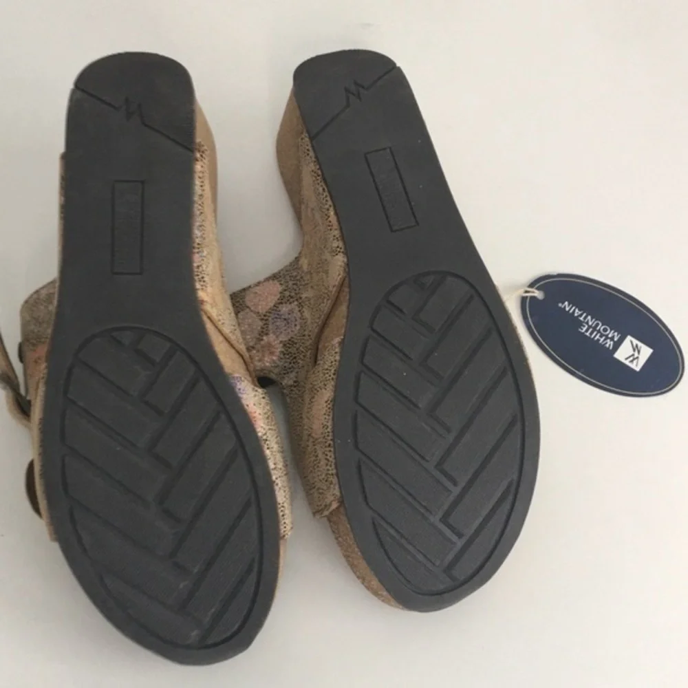 White Mountain Leather Helga Boho Sandals.